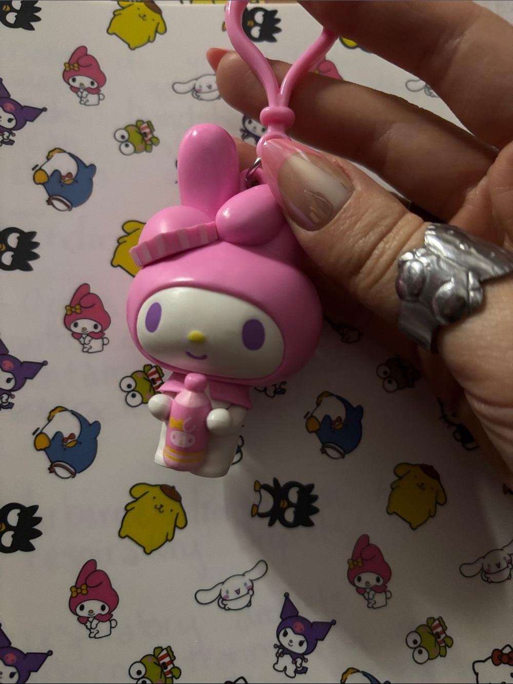 My melody blind bag keychain